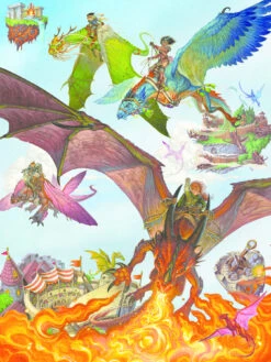 Cobble Hill Puzzel - Dragon Flight 350 Stukjes