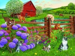 Cobble Hill Puzzel - Farm Cats 275 Stukjes