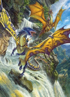 Cobble Hill Puzzel - Waterfall Dragons 1000 Stukjes