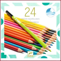 Djeco Aquarel Kleurpotloden 24 Stuks DJ09754