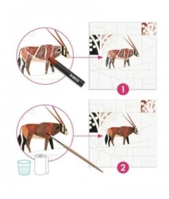 Djeco Aquarel - Woestijn - Inspired By Paul Klee - DJ09373 -Speelgoed Voor Kinderen Winkel djeco djeco aquarel woestijn inspired by paul klee 2