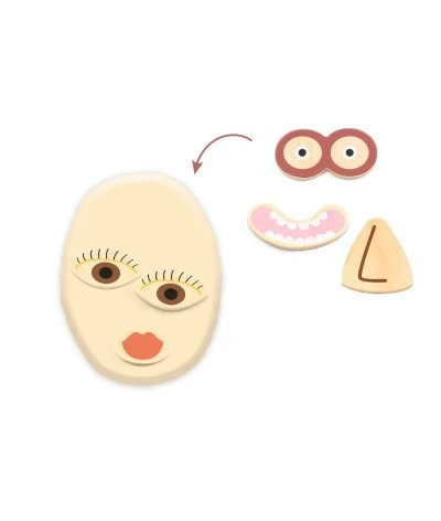 Djeco Boetseerklei – Gezichten - DJ09031 4 Djeco Boetseerklei – Gezichten - DJ09031 - Afbeelding 2