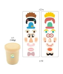 Djeco Boetseerklei – Gezichten - DJ09031 8 Djeco Boetseerklei – Gezichten - DJ09031 -Speelgoed Voor Kinderen Winkel djeco djeco boetseerklei gezichten dj09031 2