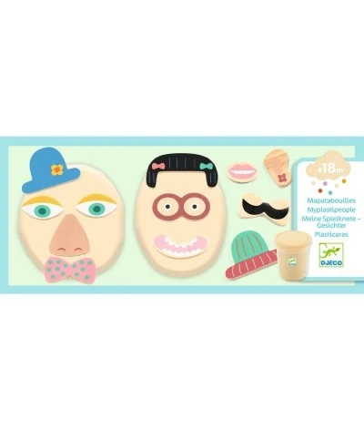 Djeco Boetseerklei – Gezichten - DJ09031 3 Djeco Boetseerklei – Gezichten - DJ09031