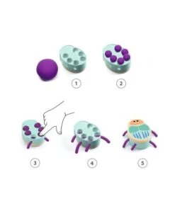Djeco Boetseerklei – Insecten - DJ09033 -Speelgoed Voor Kinderen Winkel djeco djeco boetseerklei insecten dj09033 1