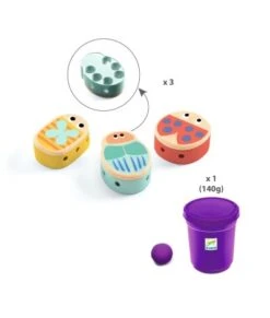 Djeco Boetseerklei – Insecten - DJ09033 -Speelgoed Voor Kinderen Winkel djeco djeco boetseerklei insecten dj09033 2