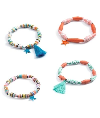 Djeco DIY Knutselset - Papieren Armbandjes Maken - DJ07971 4 Djeco DIY Knutselset - Papieren Armbandjes Maken - DJ07971 - Afbeelding 2