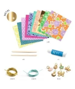 Djeco DIY Knutselset - Papieren Kralen Armbandjes Maken - DJ07972 -Speelgoed Voor Kinderen Winkel djeco djeco diy knutselset papieren kralen armband 2