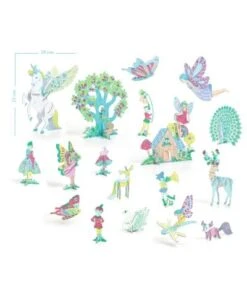 Djeco Feeënwereld 3D Speelfiguren - DJ08008 -Speelgoed Voor Kinderen Winkel djeco djeco feeenwereld 3d speelfiguren dj08008 5