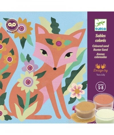 Djeco Gekleurd Zand - Garden Lights - DJ08680 3 Djeco Gekleurd Zand - Garden Lights - DJ08680