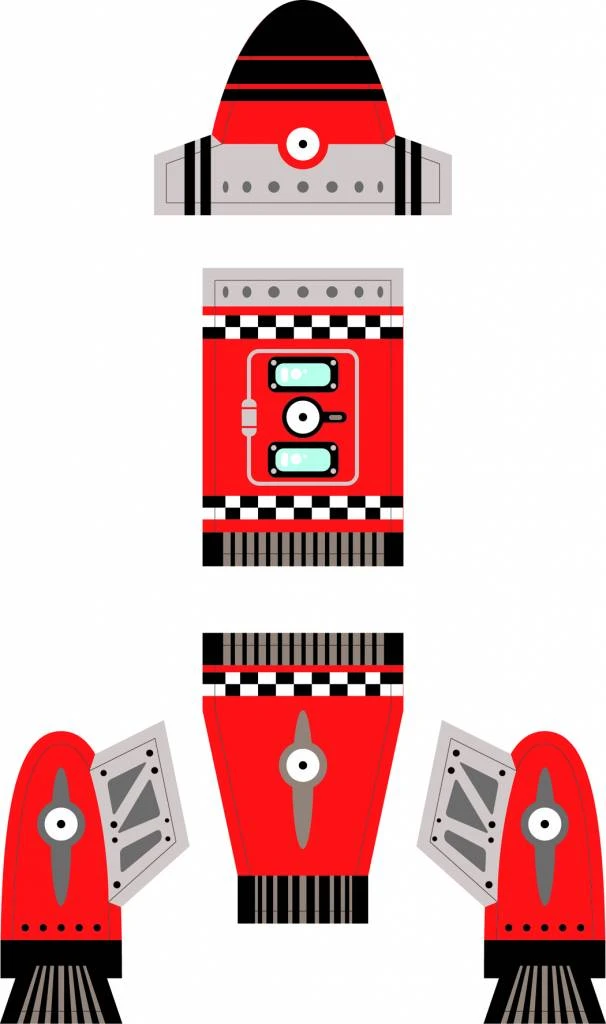 Djeco Hamertje Tik Space 4 Djeco Hamertje Tik Space - Afbeelding 2