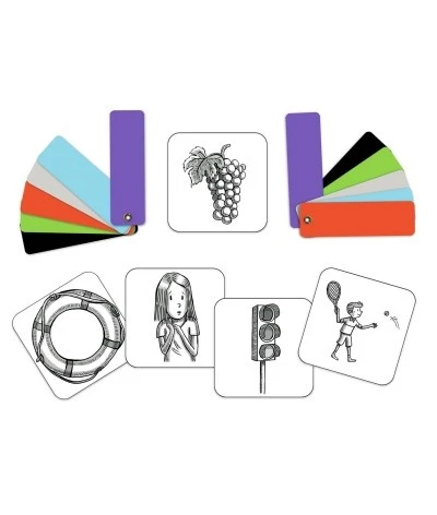 Djeco Kaartspel - Color Connect - DJ05088 4 Djeco Kaartspel - Color Connect - DJ05088 - Afbeelding 2