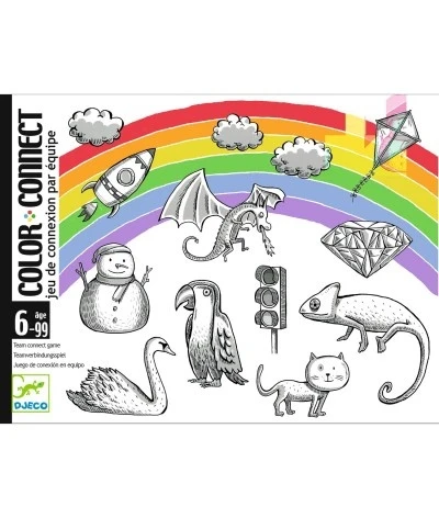 Djeco Kaartspel - Color Connect - DJ05088 3 Djeco Kaartspel - Color Connect - DJ05088