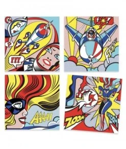 Djeco Kleuren En Krassen - Superheroes - Inspired By Roy Lichtenstein - DJ09376 9 Djeco Kleuren En Krassen - Superheroes - Inspired By Roy Lichtenstein - DJ09376 -Speelgoed Voor Kinderen Winkel djeco djeco kleuren en krassen superheroes inspire 2