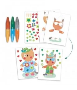 Djeco Knutseldoos - Dieren - DJ09293 -Speelgoed Voor Kinderen Winkel djeco djeco knutseldoos dieren dj09293 3
