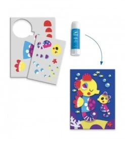 Djeco Knutseldoos - Zeedieren - DJ09294 -Speelgoed Voor Kinderen Winkel djeco djeco knutseldoos zeedieren dj09294 2