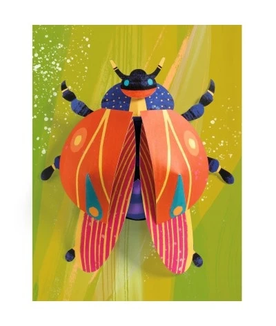Djeco Knutselset - 3D Insecten Vouwen - DJ09449 5 Djeco Knutselset - 3D Insecten Vouwen - DJ09449 - Afbeelding 3