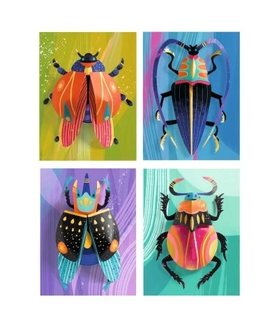 Djeco Knutselset - 3D Insecten Vouwen - DJ09449 7 Djeco Knutselset - 3D Insecten Vouwen - DJ09449 - Afbeelding 5