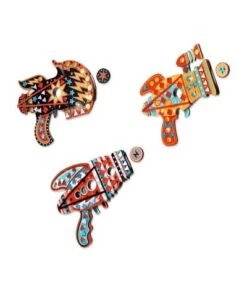 Djeco Knutselset DIY - Fiches Lanceren - Kosmik - DJ07913 -Speelgoed Voor Kinderen Winkel djeco djeco knutselset diy fiches lanceren kosmik 1