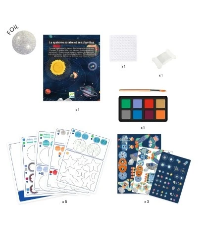 Djeco Knutselset DIY - Solar System - DJ07993 4 Djeco Knutselset DIY - Solar System - DJ07993 - Afbeelding 2