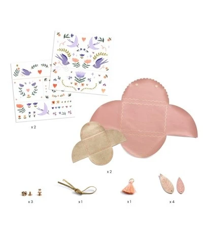 Djeco Knutselset DIY - Tasje En Portemonnee - DJ07976 4 Djeco Knutselset DIY - Tasje En Portemonnee - DJ07976 - Afbeelding 2