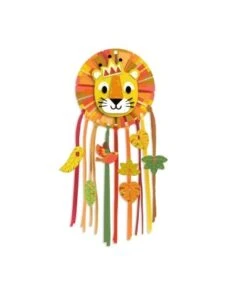 Djeco Knutselset - Dromenvanger Kleine Leeuw - DJ07965 -Speelgoed Voor Kinderen Winkel djeco djeco knutselset dromenvanger kleine leeuw d 4