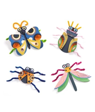 Djeco Knutselset - Insecten Maken - DJ08982 5 Djeco Knutselset - Insecten Maken - DJ08982 - Afbeelding 3