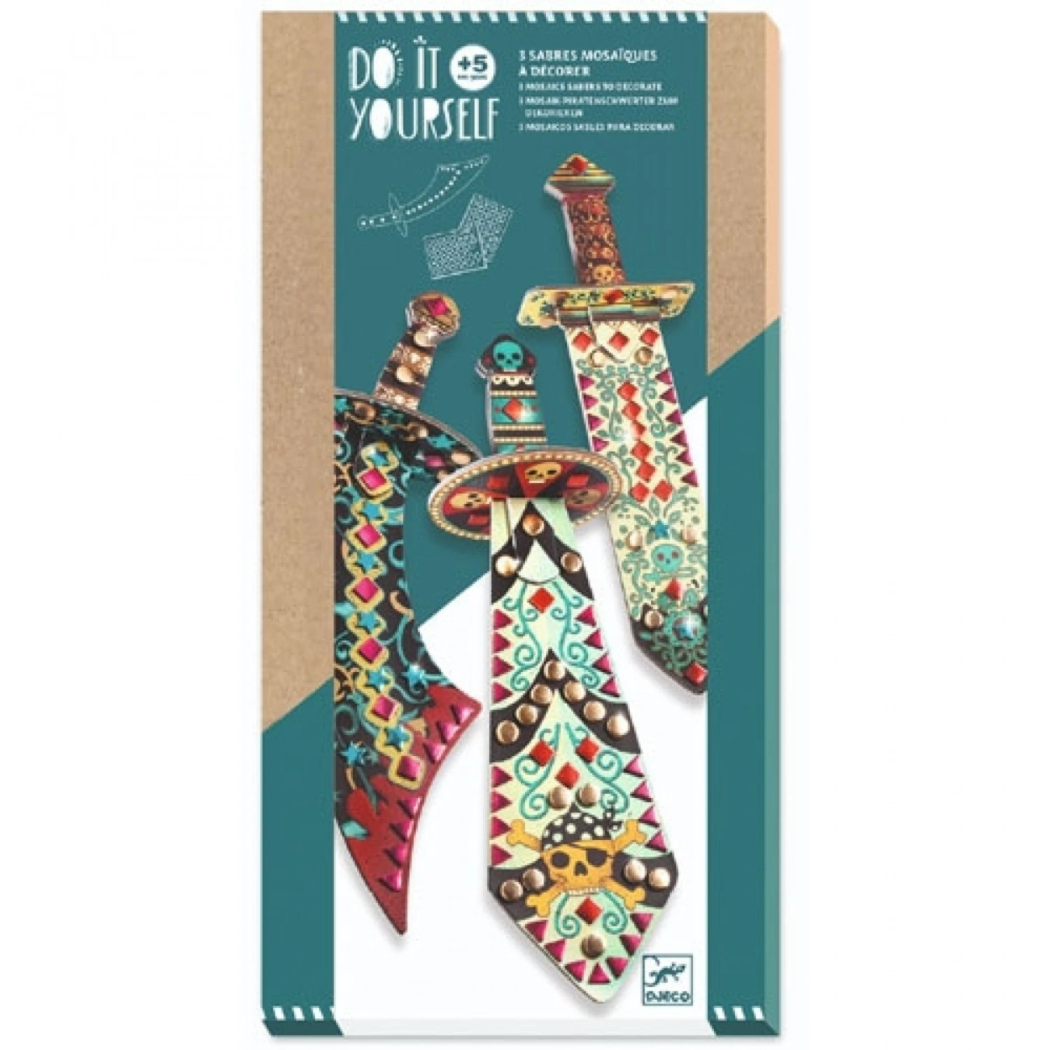 Djeco Knutselset - Piratenzwaarden DJ07902 3 Djeco Knutselset - Piratenzwaarden DJ07902