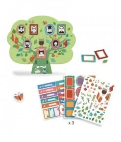 Djeco Knutselset - Stamboom Maken - DJ07914 6 Djeco Knutselset - Stamboom Maken - DJ07914 -Speelgoed Voor Kinderen Winkel djeco djeco knutselset stamboom maken dj07914 1
