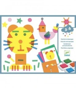 Djeco Knutselset - Stempels En Sjablonen - DJ09899