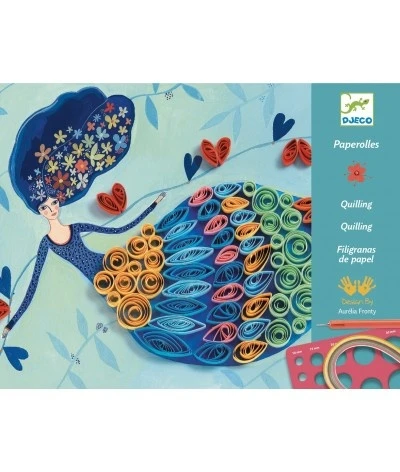 Djeco Knutselset - Wervelend Haar - DJ08622 5 Djeco Knutselset - Wervelend Haar - DJ08622 - Afbeelding 3