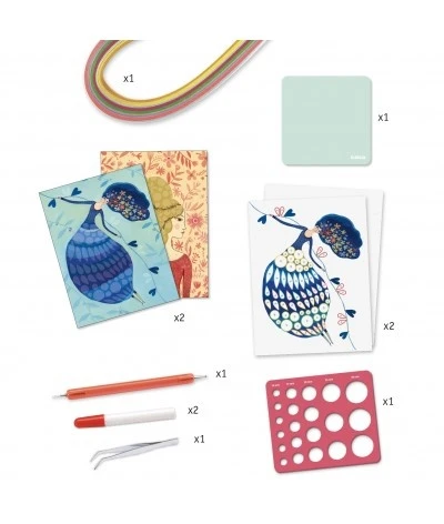 Djeco Knutselset - Wervelend Haar - DJ08622 6 Djeco Knutselset - Wervelend Haar - DJ08622 - Afbeelding 4