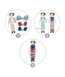 Djeco Knutselset - Zorgenpoppetjes DJ07953 8 Djeco Knutselset - Zorgenpoppetjes DJ07953 -Speelgoed Voor Kinderen Winkel djeco djeco knutselset zorgenpoppetjes dj07953 2