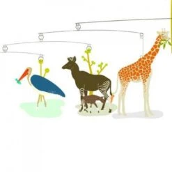 Djeco Mobiel Afrikaanse Savanne DD04300 -Speelgoed Voor Kinderen Winkel djeco djeco mobiel afrikaanse savanne dd04300 2