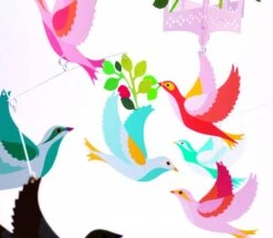 Djeco Mobiel Vogelkooi (DD04302) -Speelgoed Voor Kinderen Winkel djeco djeco mobiel vogelkooi dd04302 2