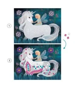 Djeco Mozaïek - De Betoverde Wereld - DJ09426 8 Djeco Mozaïek - De Betoverde Wereld - DJ09426 -Speelgoed Voor Kinderen Winkel djeco djeco mozaiek de betoverde wereld dj09426 2