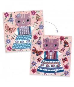 Djeco | Mozaïek Schattige Huisdieren | DJ09425 -Speelgoed Voor Kinderen Winkel djeco djeco mozaiek schattige huisdieren dj09425 2