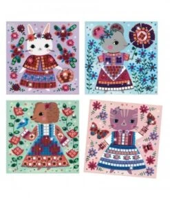 Djeco | Mozaïek Schattige Huisdieren | DJ09425 -Speelgoed Voor Kinderen Winkel djeco djeco mozaiek schattige huisdieren dj09425 3