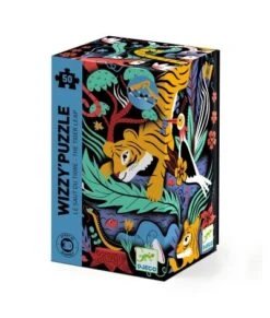 Djeco Puzzel 3D - The Tiger Leap - 50 Stukjes - DJ07031 -Speelgoed Voor Kinderen Winkel djeco djeco puzzel 3d the tiger leap 50 stukjes dj 3