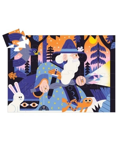 Djeco Puzzel - De Tovenaar - DJ07299 (36 Stukjes) 4 Djeco Puzzel - De Tovenaar - DJ07299 (36 Stukjes) - Afbeelding 2