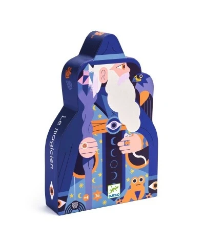 Djeco Puzzel - De Tovenaar - DJ07299 (36 Stukjes) 3 Djeco Puzzel - De Tovenaar - DJ07299 (36 Stukjes)