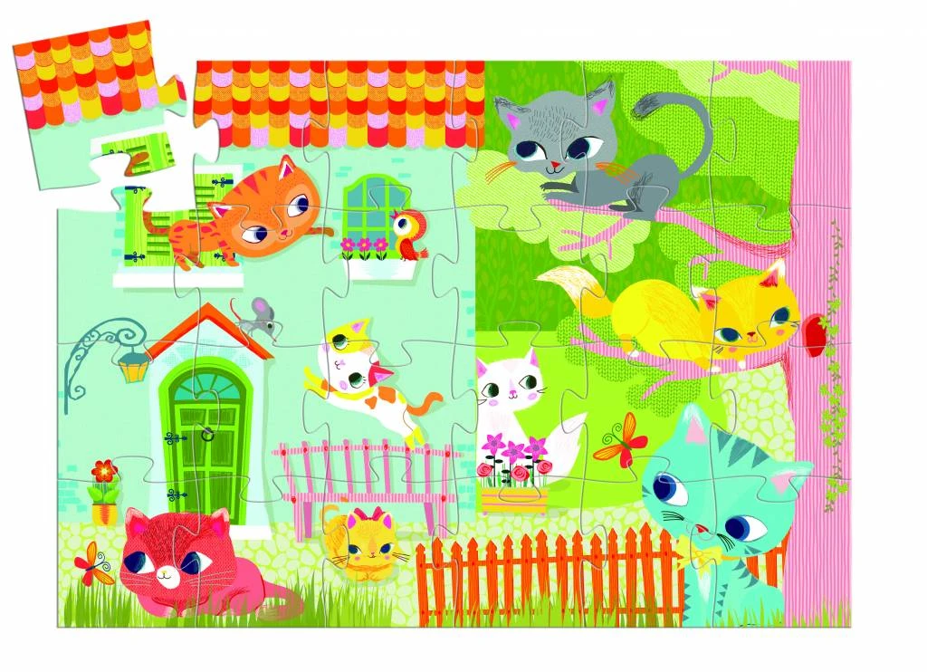 Djeco Puzzel Pachat En Zijn Vrienden 4 Djeco Puzzel Pachat En Zijn Vrienden - Afbeelding 2