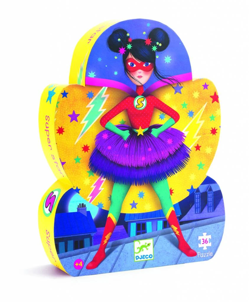 Djeco Puzzel Super Star (DJ07226) 36 St 3 Djeco Puzzel Super Star (DJ07226) 36 St