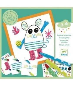 Djeco Samen Tekenen - Grappige Dieren DJ09291