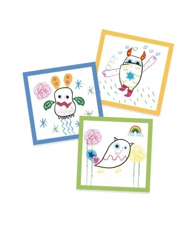 Djeco Samen Tekenen - Monsters DJ09290 4 Djeco Samen Tekenen - Monsters DJ09290 - Afbeelding 3