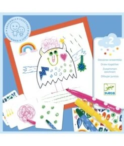 Djeco Samen Tekenen - Monsters DJ09290