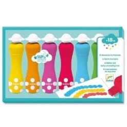 Djeco Schuimmarkers 6 Stuks DJ09002