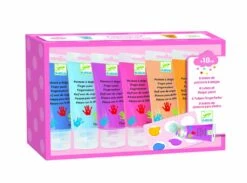 Djeco Set Van 6 Tubes Vingerverf Pastelkleuren