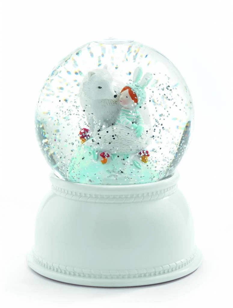 Djeco Sneeuwbal En Nachtlampje Lila En Puppy 3 Djeco Sneeuwbal En Nachtlampje Lila En Puppy