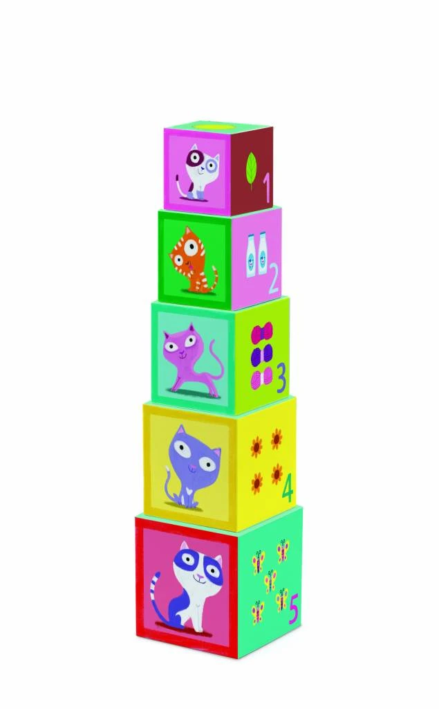 Djeco Stapelblokken 'Catibloc' 4 Djeco Stapelblokken 'Catibloc' - Afbeelding 2